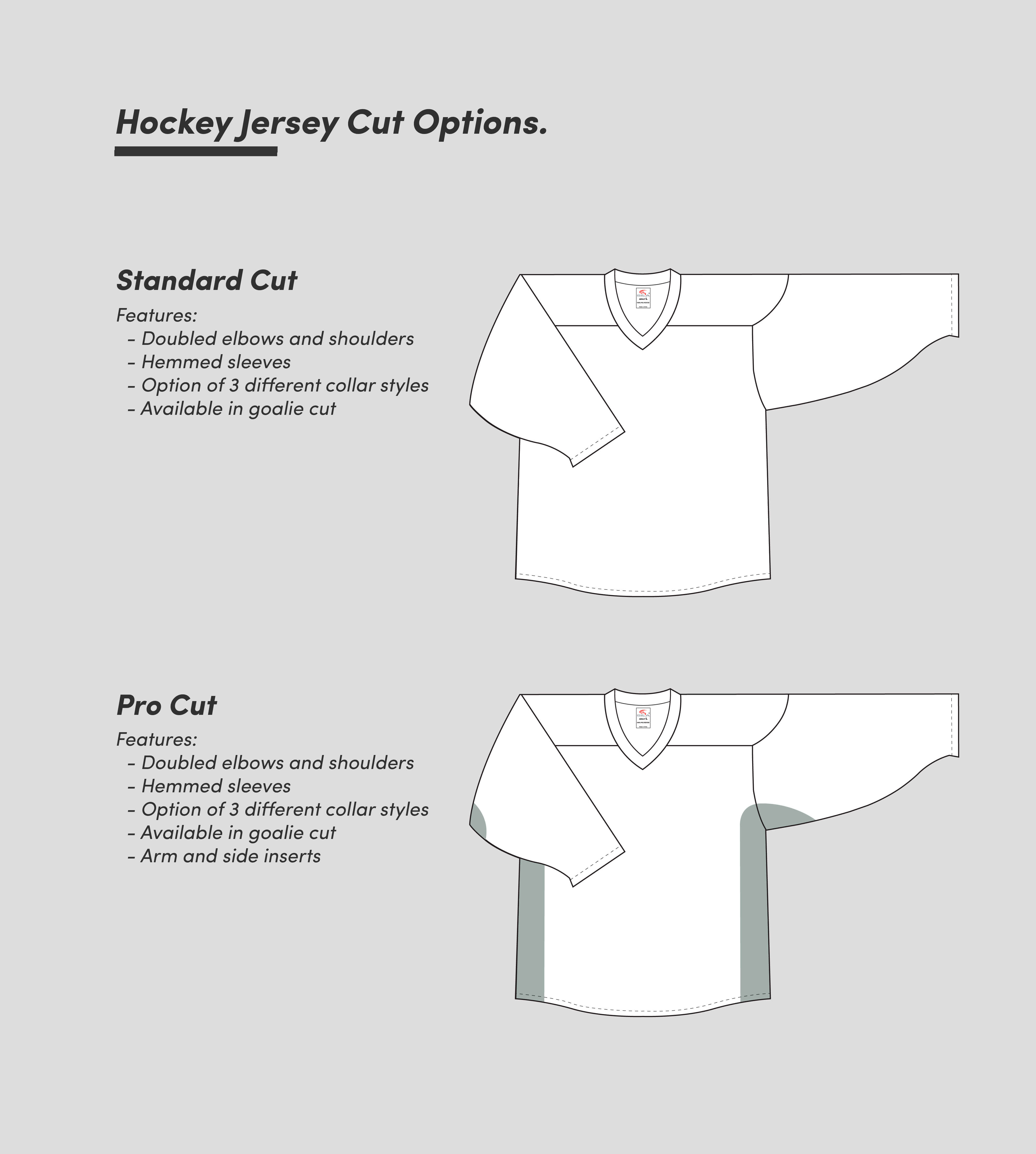Jersey cut styles