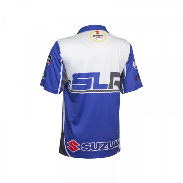 suzuki-racing-back Custom Polo Shirt