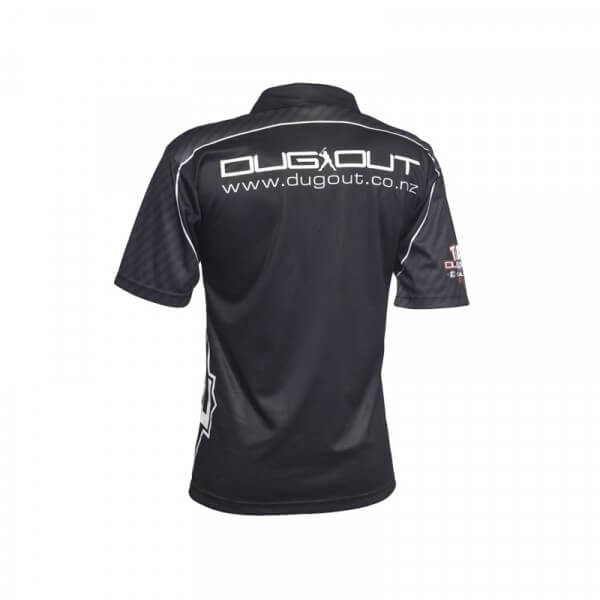 team-dugout-back Custom Polo Shirt